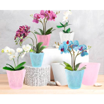 Горшок для цветов London Orchid Mini D 12,5 см/1л голубой перламутровый *