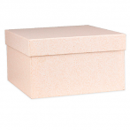 Одинарная квадратная коробка "Ваниль" 10 х 10 х 5 см (спайка 4 шт) НПК-7484 *