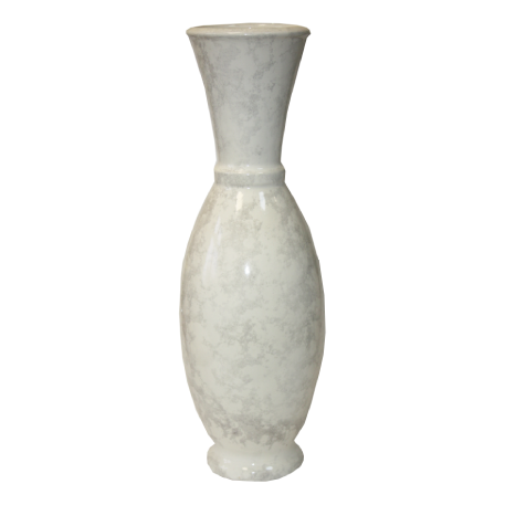 ваза декоративная ВИОЛА бол. (1 СОРТ, Белый) h-32 см; d-14 см, микс