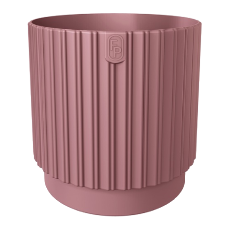 5320-090 Кашпо MIKA CYLI PETIT ECO RECYCLED d25.8, h25,8см 11,28л розовый (lilia roz)