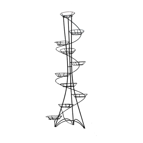Подставка напольная Спираль на 10 цв 172*50*50см