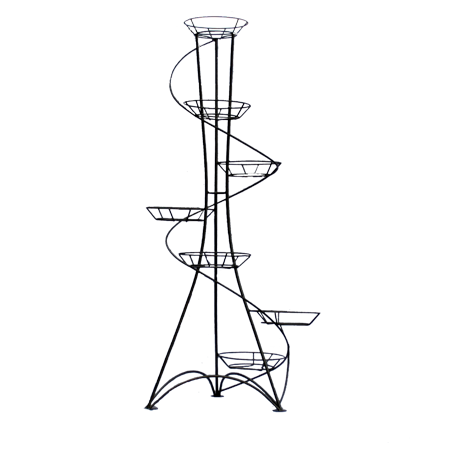Подставка напольная Спираль на 7 цв 3-х гр. 134*50*50см