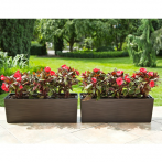 627 Цветник BEGONIA 19*56*19,5 dluto mokka с вкладышем (вкладыш 041707)