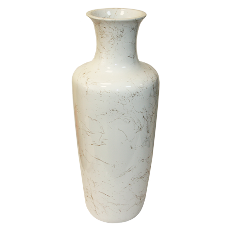026 ваза для сухоцветов ВАРИАЦИЯ бел h56см / 329106