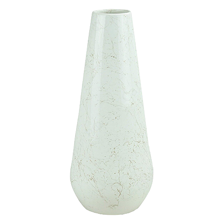 066 ваза для сухоцветов КАПЛЯ h51см бел (средняя) / 329540