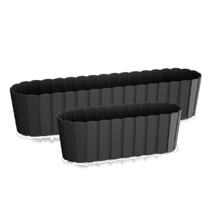 DDEC400-S433 Балконный ящик Boardee Case d38,3*14,4; h13 см 4,9 л антрацит (antracytowy)