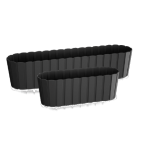 DDEC400-S433 Балконный ящик Boardee Case d38,3*14,4; h13 см 4,9 л антрацит (antracytowy) *
