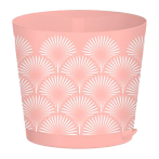 Горшок для цветов Easy Grow D 120 с прикорневым поливом 0,75 л Розовый сад