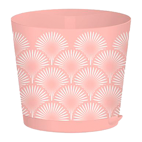 Горшок для цветов Easy Grow D 160 с прикорневым поливом 2 л Розовый сад