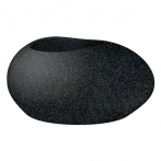 280 Кашпо пластик. Stony Black 48*21,2; h23 см черный камень (ш/к 8901)