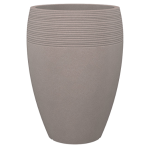 283 Кашпо пластик. высок. Taupe-Granit d49; h67см 26л. серо-кориневый (ш/к 5437)