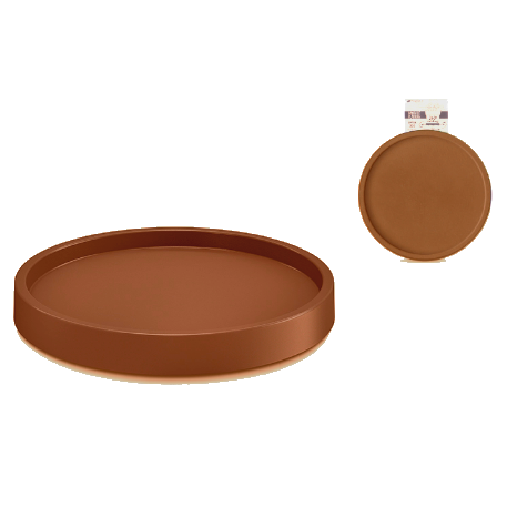 IPRR370-R624 Поддон на колесиках Mobile Saucer Round d36,6; h5,7см теракот (terracota) *