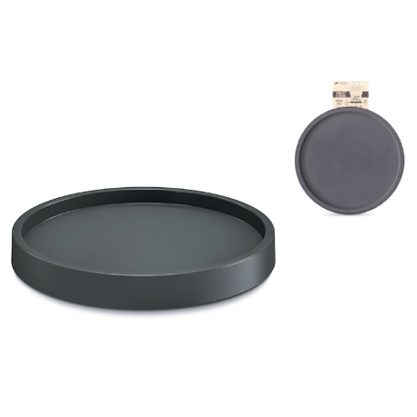 IPRR370-S433 Поддон на колесиках Mobile Saucer Round d36,6; h5,7см антрацит (anthracite)