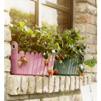 Кашпо овальное LANDHAUS jardinière 39*15*19 см зеленый лист (laurel green) (ш/к 5730) *