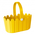 Кашпо с ручкой LANDHAUS basket 28*18*14 см желтый (yellow) (ш/к 5350) *