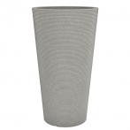 243 Кашпо пластик. высок. Coneo High Taupe-Granit d38.9; h70 см серо-коричневый (ш/к 4651) *