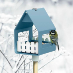 Кормушка LANDHAUS bird feeder 21*14 см голубой (ш/к 8313) *