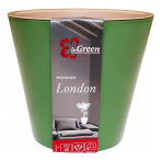 Горшок для цветов London D 12,5 см/1л оливковый
