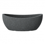 253 Кашпо пластик. Jardiniere Schwarz-Granit d58*23 см 15л. гранит (ш/к 3718) *
