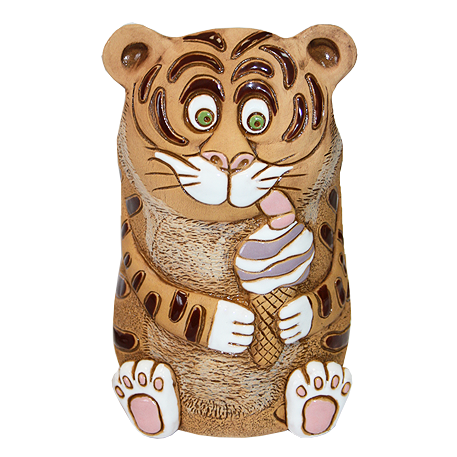 Тигр зоокашпо (с мороженым) 1 л *