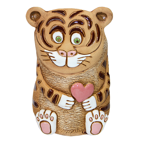 Тигр зоокашпо (с сердцем) 1 л *