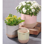 828237 Кашпо Kübel Chiara rosa d13; h13cm розовый (ш/к 7055) *