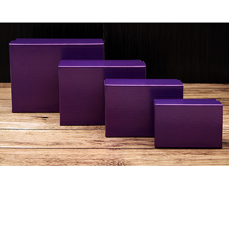 Наборы прямоугольных коробок 4 в 1 "Пурпур" (30*20*8-24*14*5см) ПП-2948 *