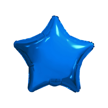 Шар Agura Звезда Синий (19д, 48см, 25шт) 757536 *