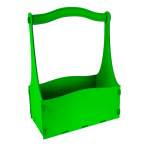 Ящик с ручкой зеленый (23,5*13*31 см, дерево 3 мм) Я-6885 ( )