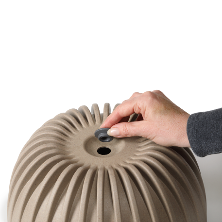 934 Миска MIRA ECO coffee d30; h15,6см 6,3л кофе latte