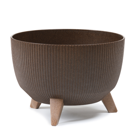 969 Кашпо ROMA ECO coffee Jumper на ножках d29, h23 см 9,3л кофе espresso