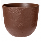 ELHO Кашпо fuente lily round d30 см коричневый (rusty brown) (ш/к 9256)