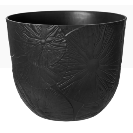 ELHO Кашпо fuente lily round d30 см черный (onyx black) (ш/к 0103)