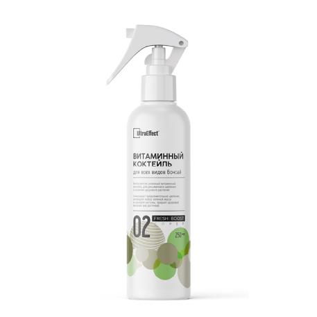 Витаминный коктейль для всех видов Бонсай UltraEffect Fresh Boost 250 мл (Спрей) шк (0806)