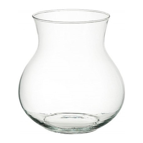 1594 "Виталина"-2 ваза для цветов средняя h-16 см, d-16 см