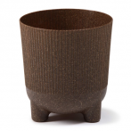 222 Кашпо на ножках ARIA eco coffee jumper d14; h15см кофе espresso *