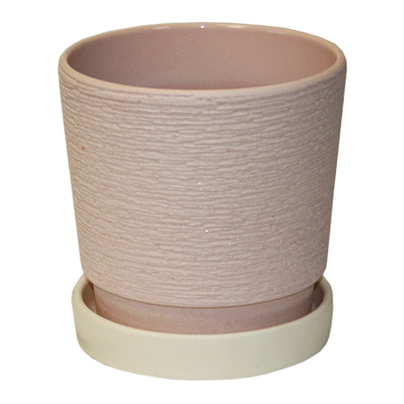 Горшок Нест розовый платан №2 D13,5 см, 1 л
