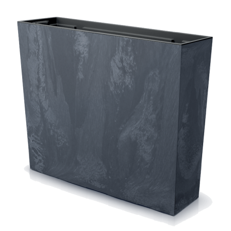 DUC800TE-S433 Цветник URBI CASE BETON EFFECT 77*23,5, h68,6см anthracite с вклад. (вкл. 067133)