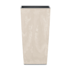 DURS325E-CY700 Кашпо квадр. Urbi Square Effect 32.5*32.5; h61 см крем (cream) с вклад.(вкл.059379)