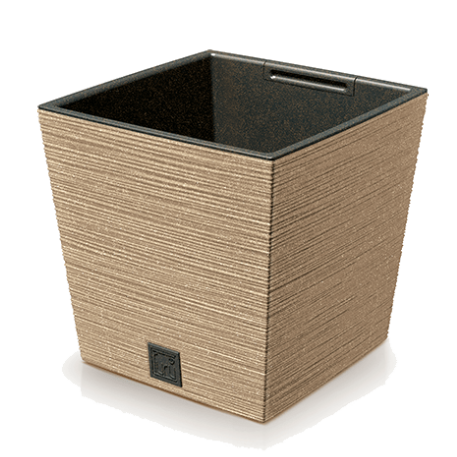 DFS300W-4665W Кашпо FURU SQUARE LOW ECO WOOD 29,5*29,5,h29см коричневый (eco naturo) (вкл.067395)