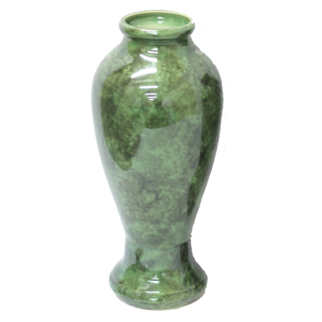 ваза декоративная НЕЖНОСТЬ (1 СОРТ, Зеленый) h-33 см; d-14 см