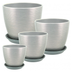 К-т Перламутр бутон серый 56 из 4-х (12;15;18;21см) РС 56