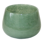 589047 Ваза стекло Ava d20 h17,5 см нефритово-зеленый (ш/к 7343)