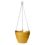 ELHO Кашпо с подвесом vibia campana hanging basket d26; h18см медово-желтый (honey yellow) (ш/к8016)