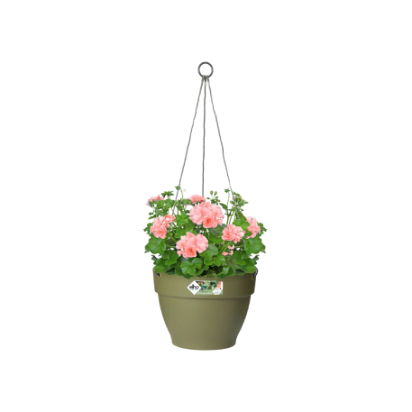 ELHO Кашпо с подвесом vibia campana hanging basket d26; h18см фисташка (pistachio green) (ш/к 4500)