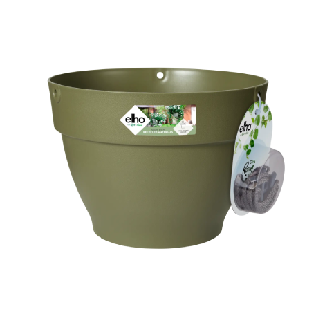 ELHO Кашпо с подвесом vibia campana hanging basket d26; h18см фисташка (pistachio green) (ш/к 4500)