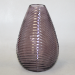 2714951473/2 СКАНДИК-МИКС лилов. МАТИЛЬДА ваза с декор.текстурой цветная сред.(без борт.)d17;h28,5 *
