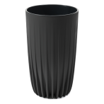 984 Кашпо MIRA recycled высокая с вкладышем d25; h42 см черный (czarny) (вкл. 041618)