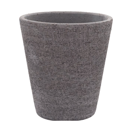 PI1216E Кашпо теракот VASO ORCHID BASIC ETRUSCA d13,5; h15 см серо-коричневый (ш/к 2678) *