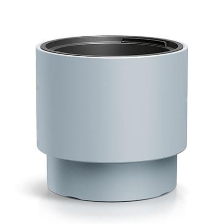 DBHEN300-443U Кашпо HEOS d30 h см св. серый (light gray) с вкладышем